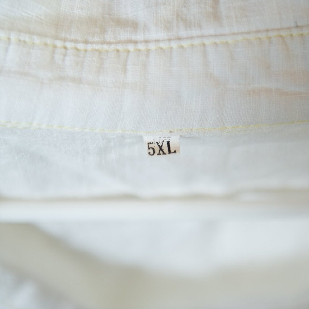 Light Cream Linen Long Sleeve Shirt